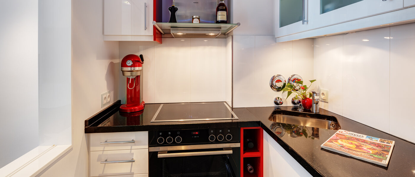 мансардная квартира München Solln 02 кухня 13669