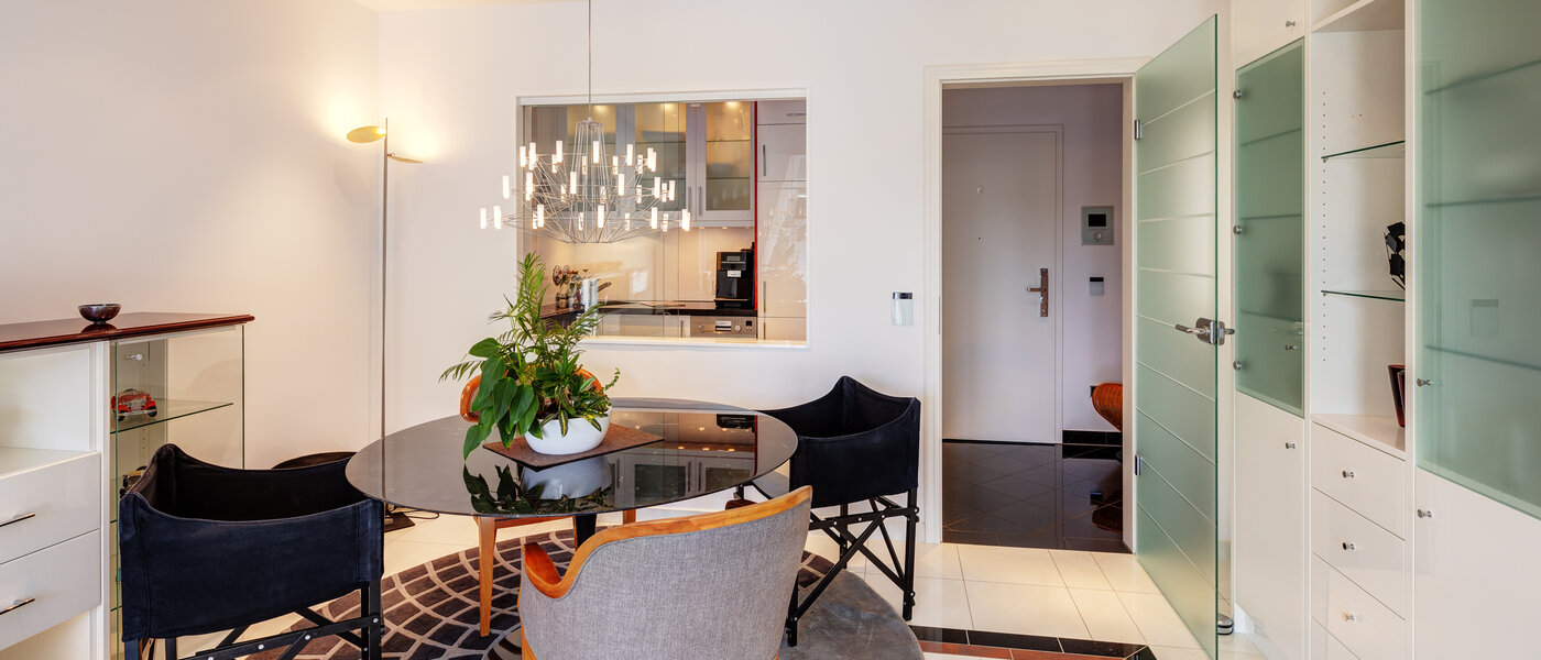 мансардная квартира München Solln 05 гостиная 13669