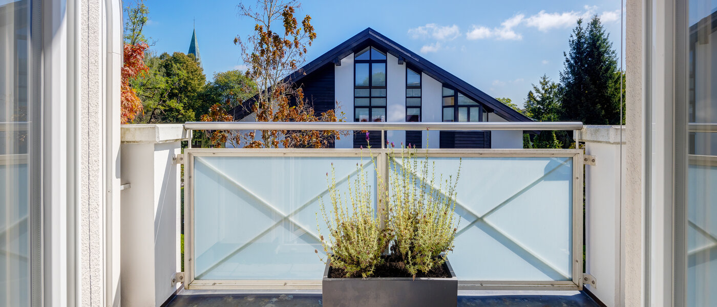 мансардная квартира München Solln 01 2-ой балкон 13669