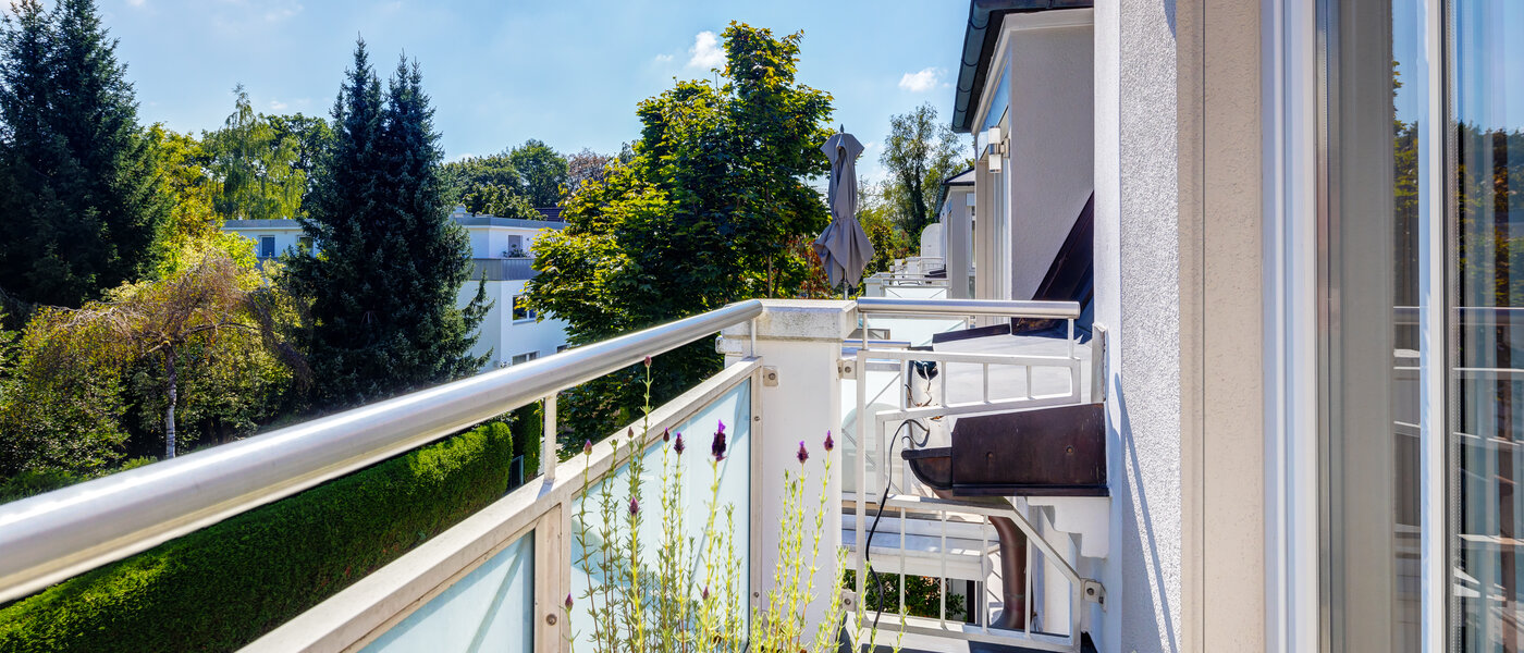 мансардная квартира München Solln 02 2-ой балкон 13669