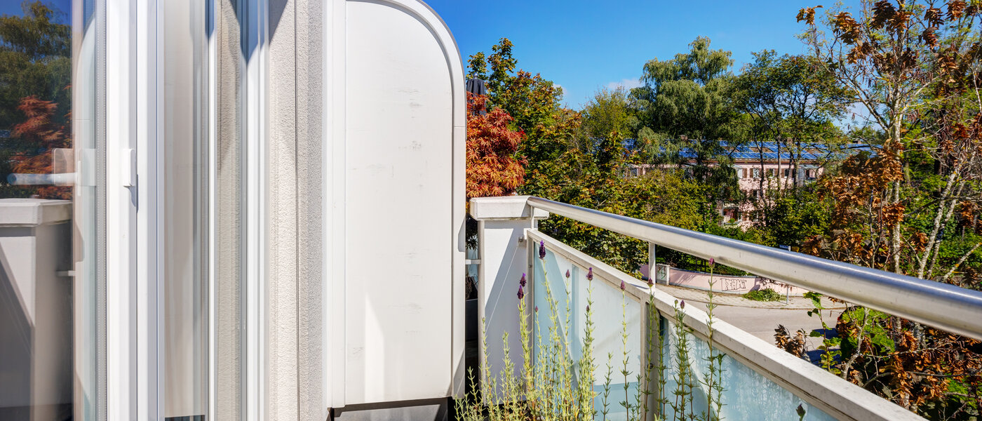 мансардная квартира München Solln 03 2-ой балкон 13669