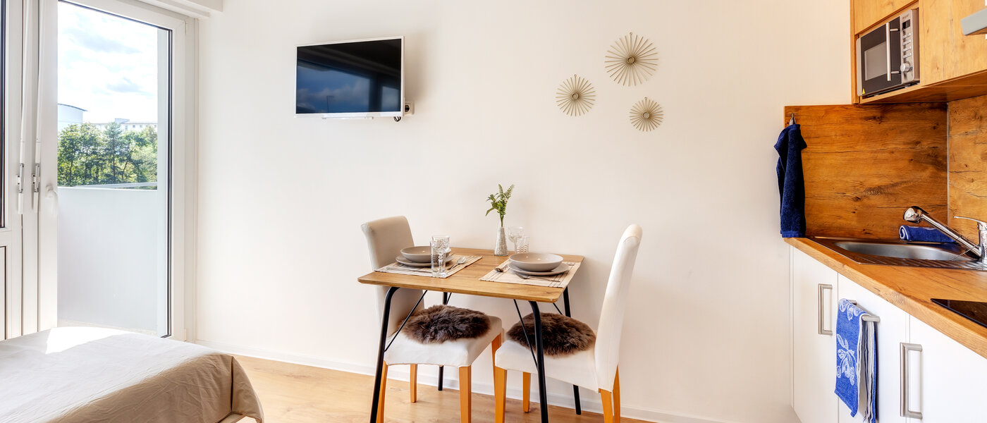 квартира München Am Hart 02 кухня 13670