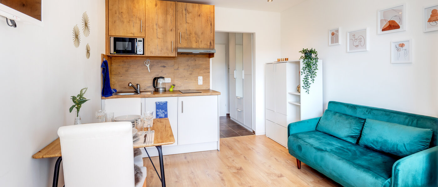 квартира München Am Hart 01 жилое пространство 13670