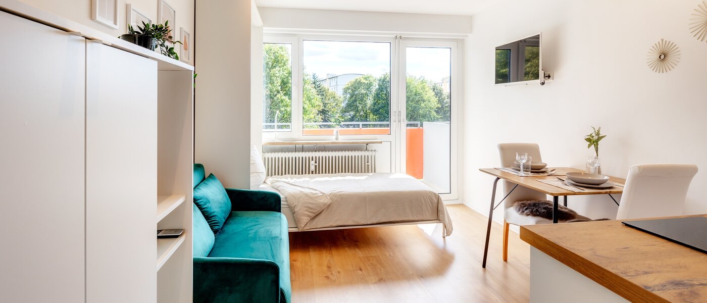 квартира München Am Hart 03 жилое пространство 13670