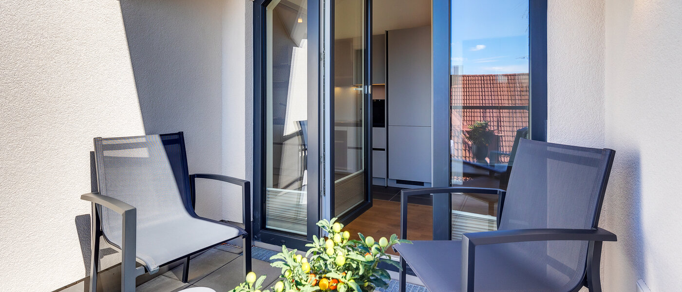 мансардная квартира Aschheim 01 балкон 13679