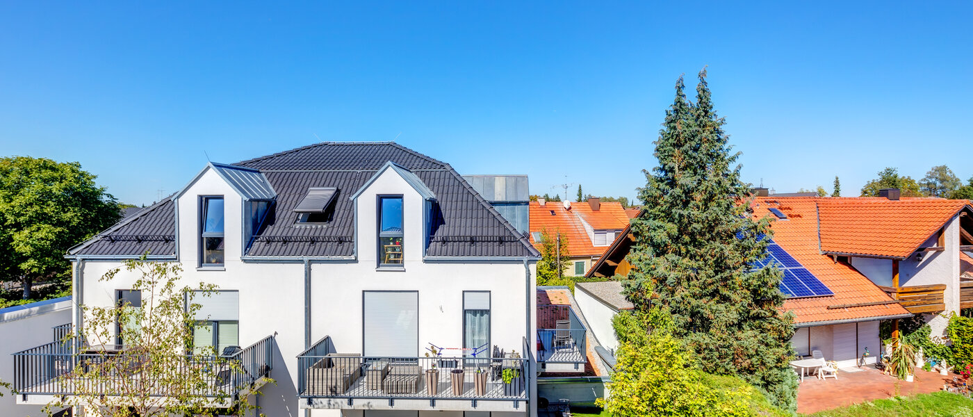 мансардная квартира Aschheim 02 вид из окна 13679