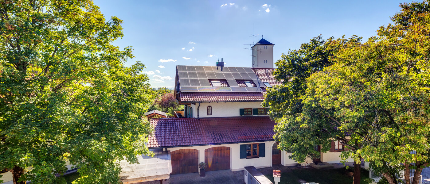 мансардная квартира Aschheim 04 вид из окна 13679