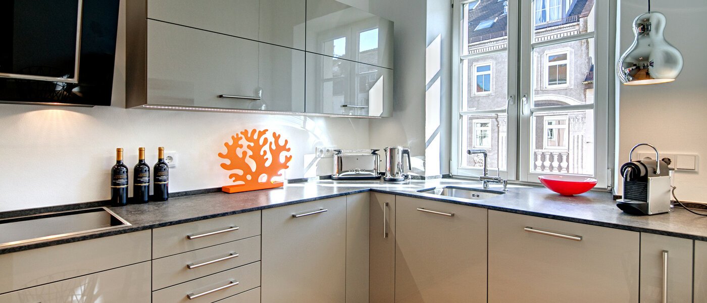 квартира München Maxvorstadt - Universitätsviertel 02 кухня 1368