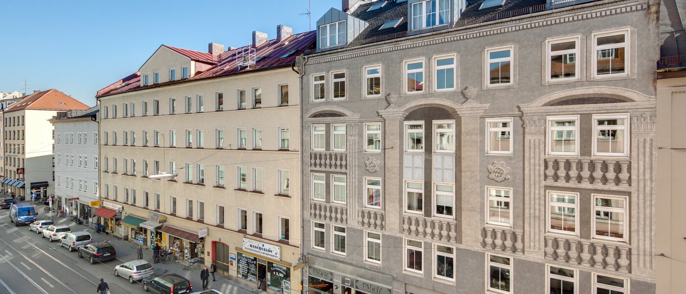 квартира München Maxvorstadt - Universitätsviertel 02 вид из окна 1368