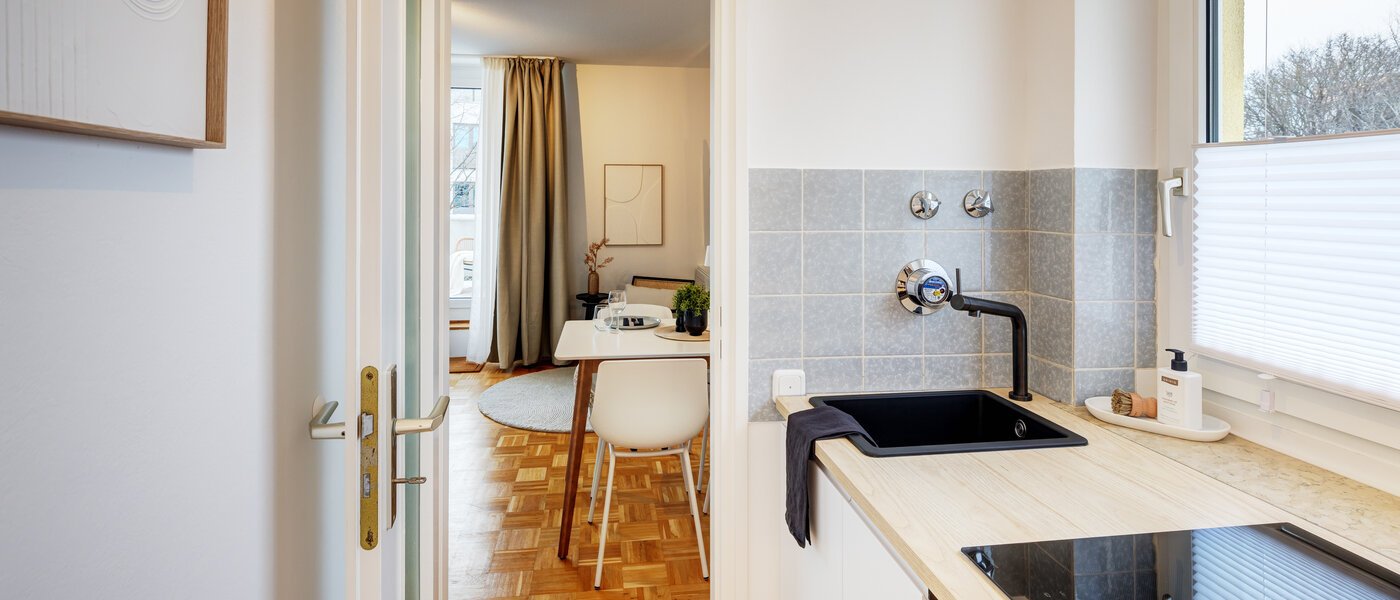 мансардная квартира München Pasing 03 кухня 13685