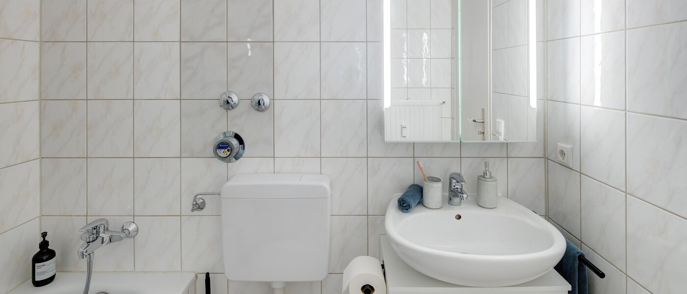 мансардная квартира München Pasing 02 ванная комната 13685