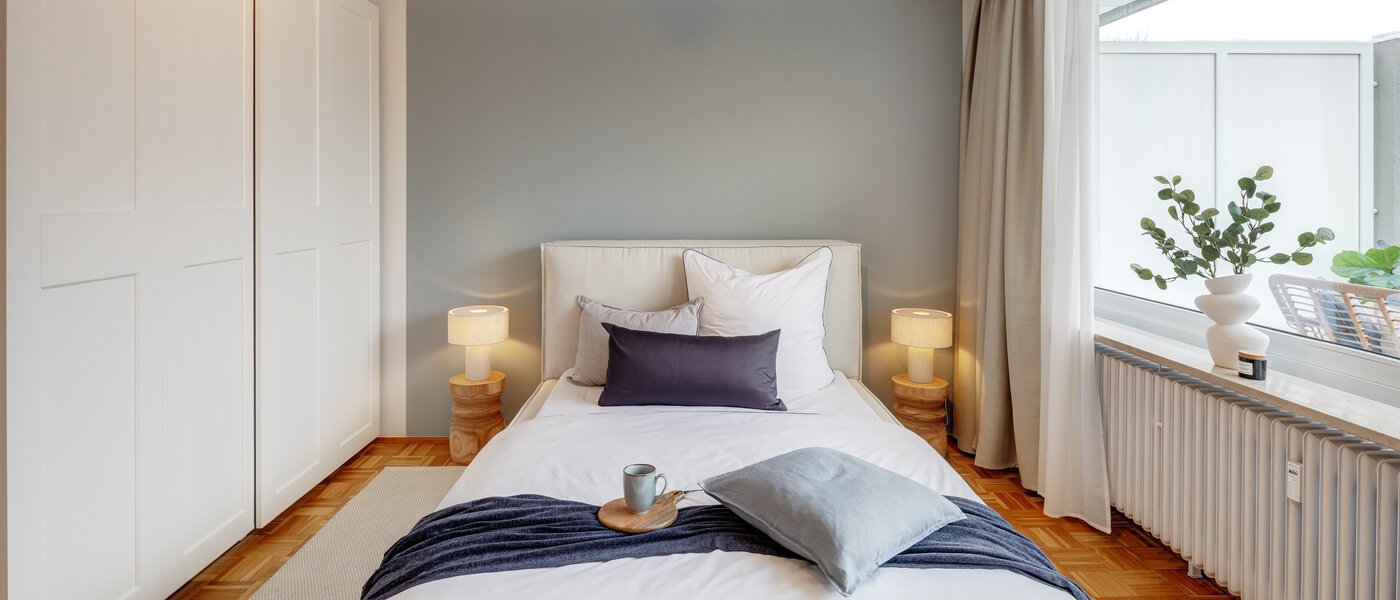 мансардная квартира München Pasing 01 зона для сна 13685