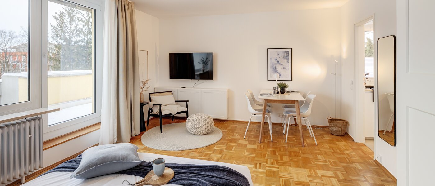 мансардная квартира München Pasing 03 зона для сна 13685