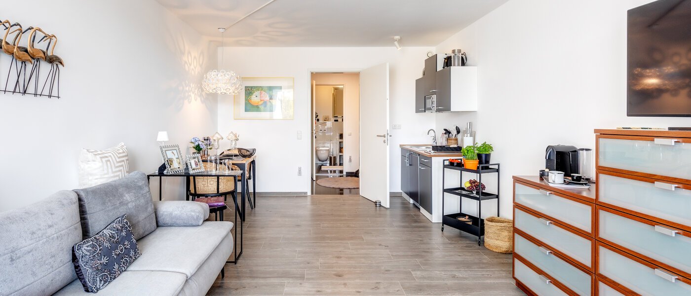 квартира München Olympiadorf 04 жилое пространство 13686