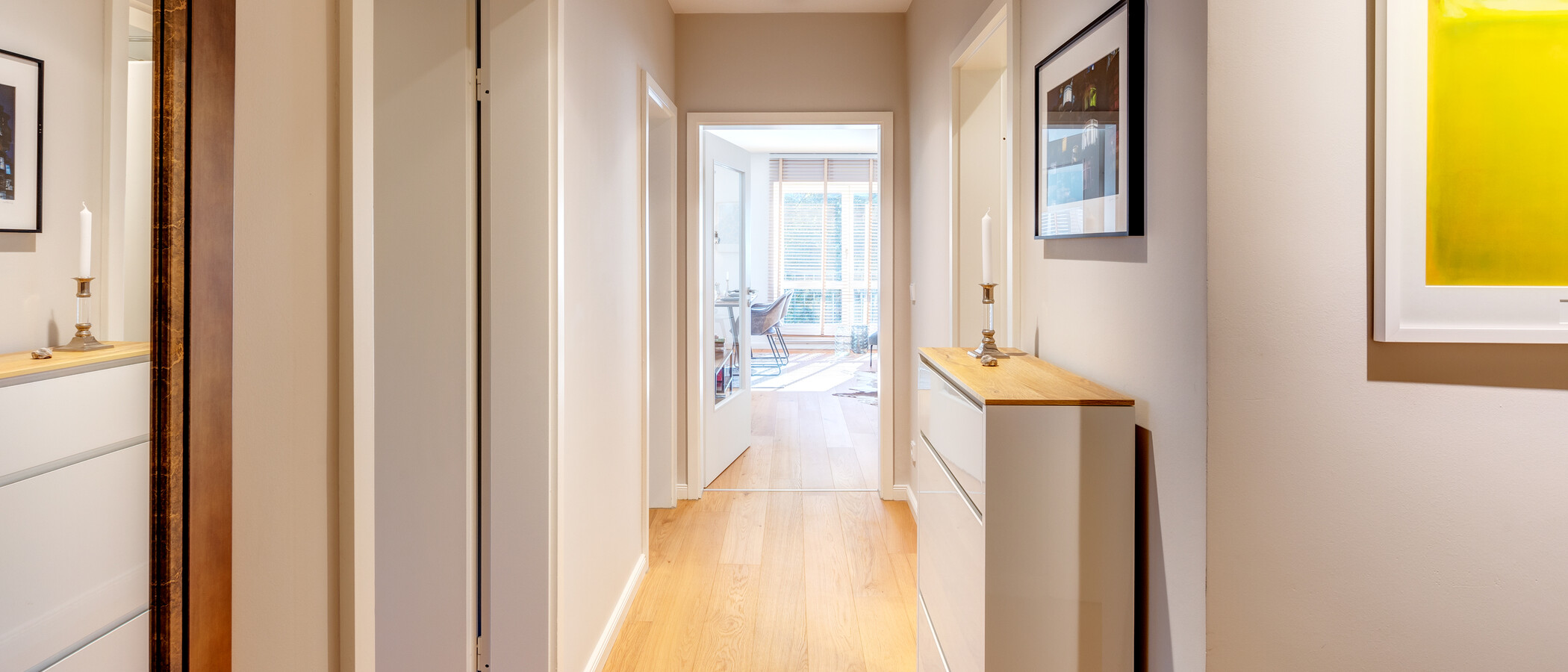 мансардная квартира München Solln 03 коридор 13689