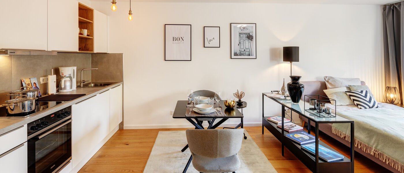 квартира München Solln 02 кухня 13691