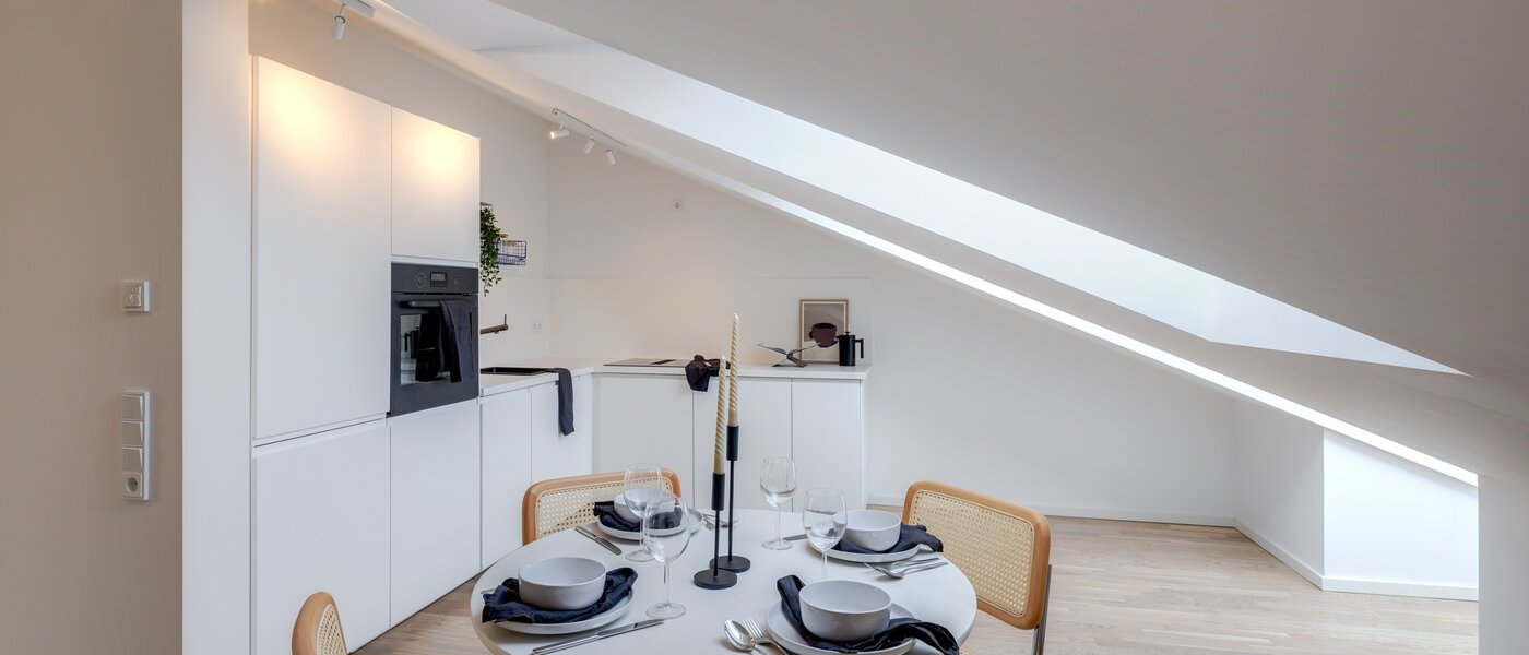 мансардная квартира Haar 01 кухня 13695