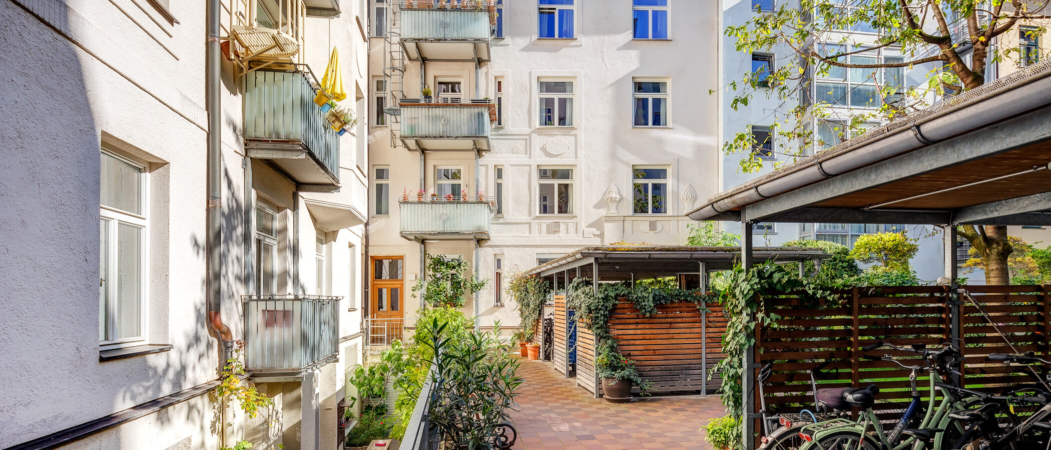 квартира München Isarvorstadt 02 внутренний двор  13699