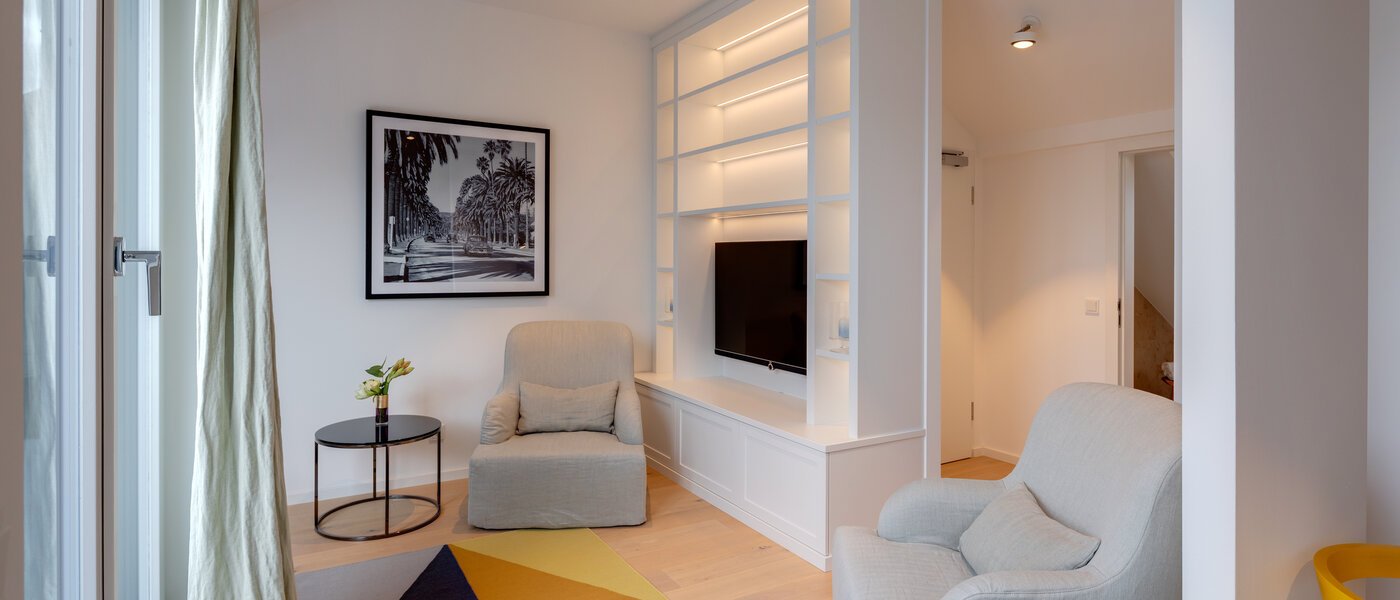 двухэтажная квартира München Altbogenhausen 02 жилое пространство 13706