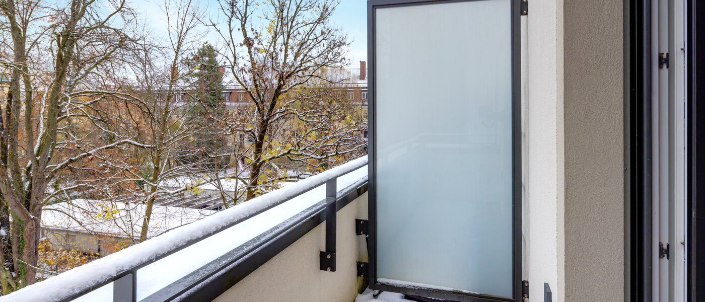 двухэтажная квартира München Altbogenhausen 01 2-ой балкон 13706