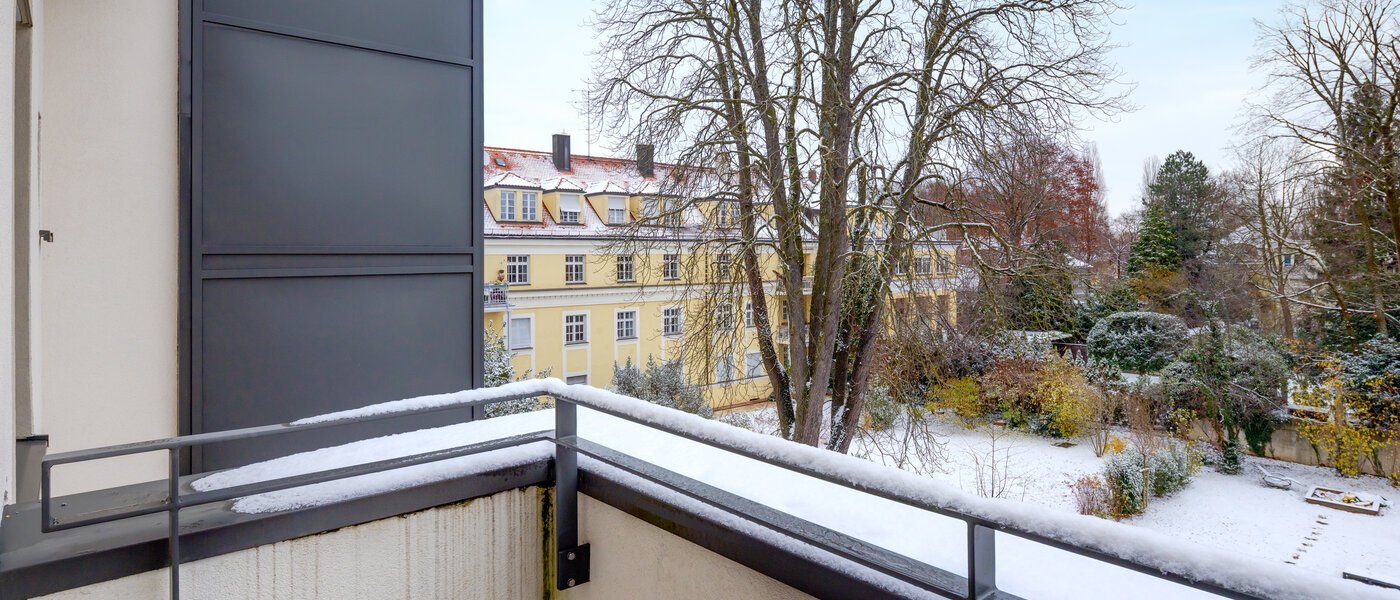 двухэтажная квартира München Altbogenhausen 02 2-ой балкон 13706