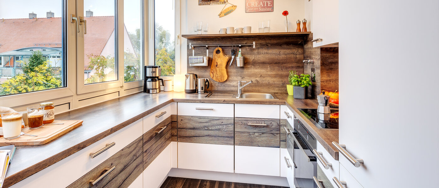 двухэтажная квартира-галерея Karlsfeld 01 кухня 13717