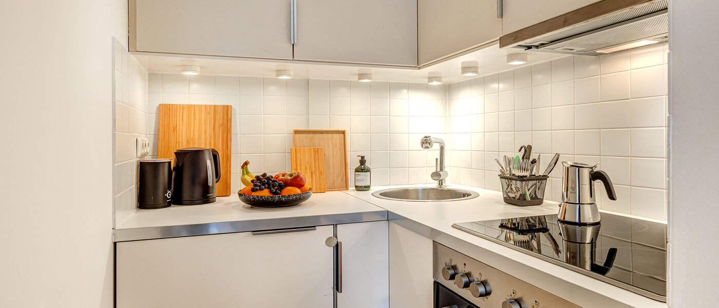 квартира München Dreimühlenviertel 01 кухня 13720