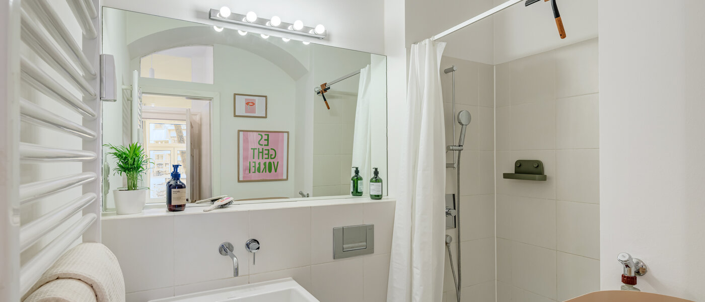 квартира München Dreimühlenviertel 01 ванная комната 13720