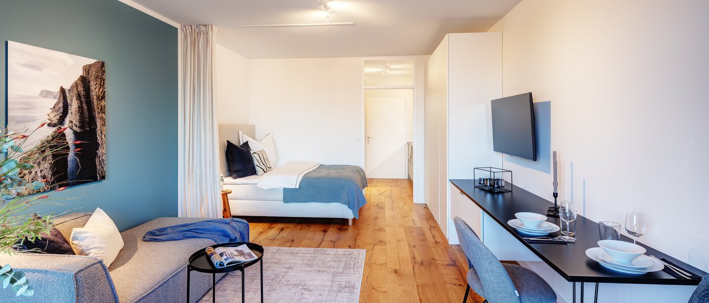 квартира München Arabellapark 04 жилое пространство 13725