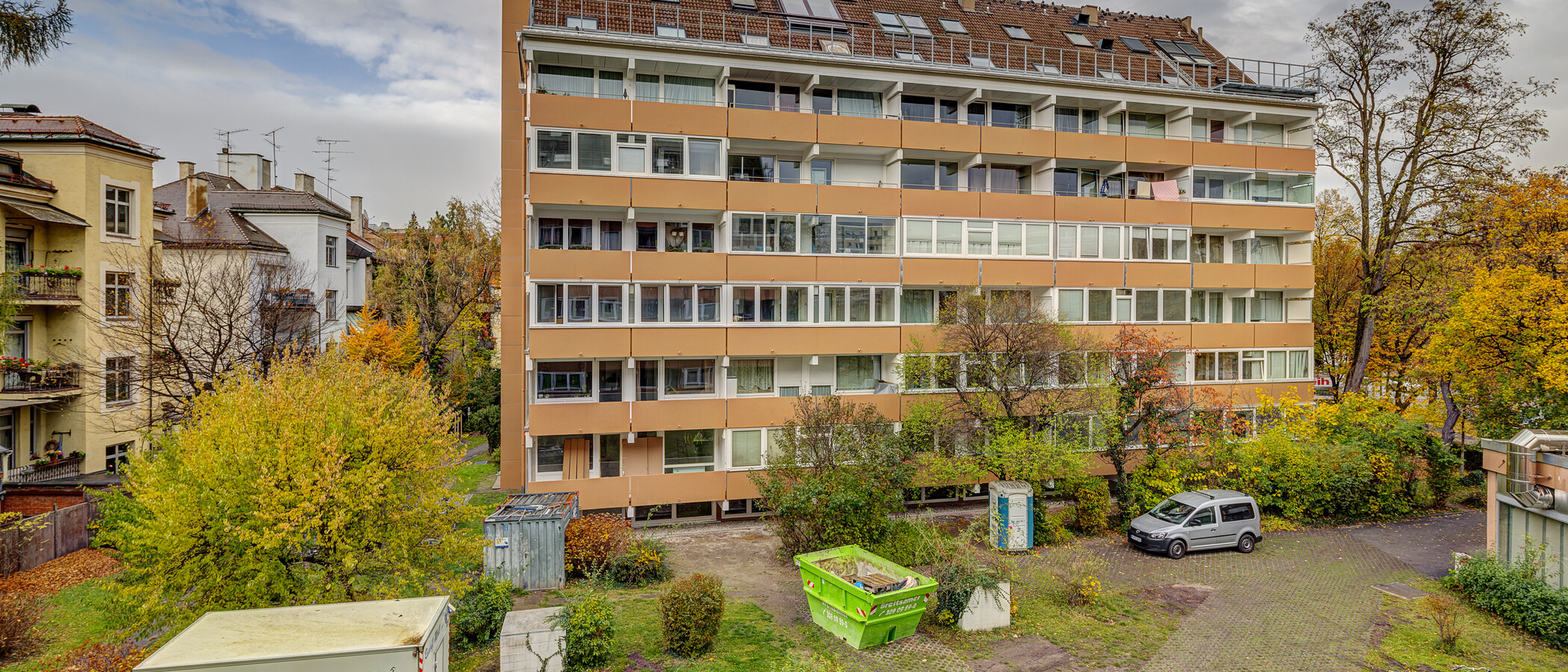 квартира München Neuhausen 02 вид из окна 13727
