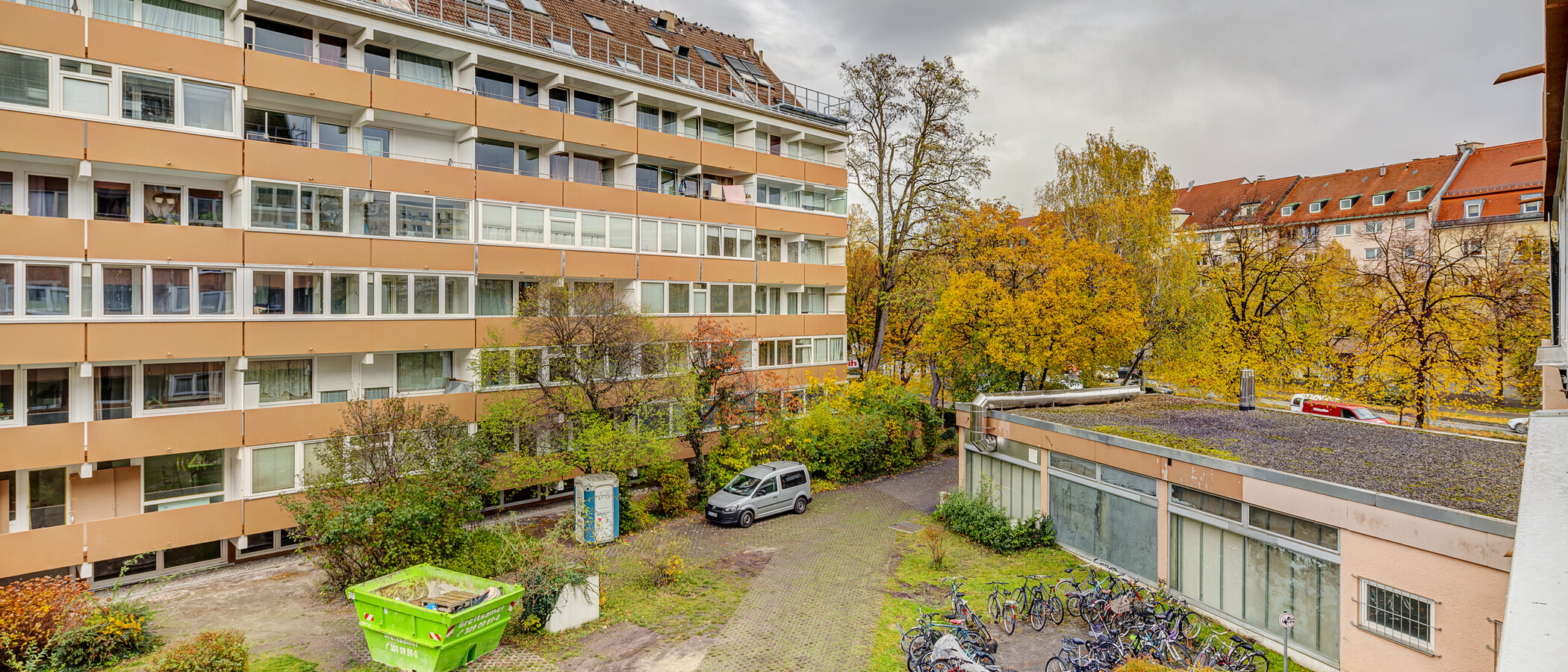 квартира München Neuhausen 03 вид из окна 13727