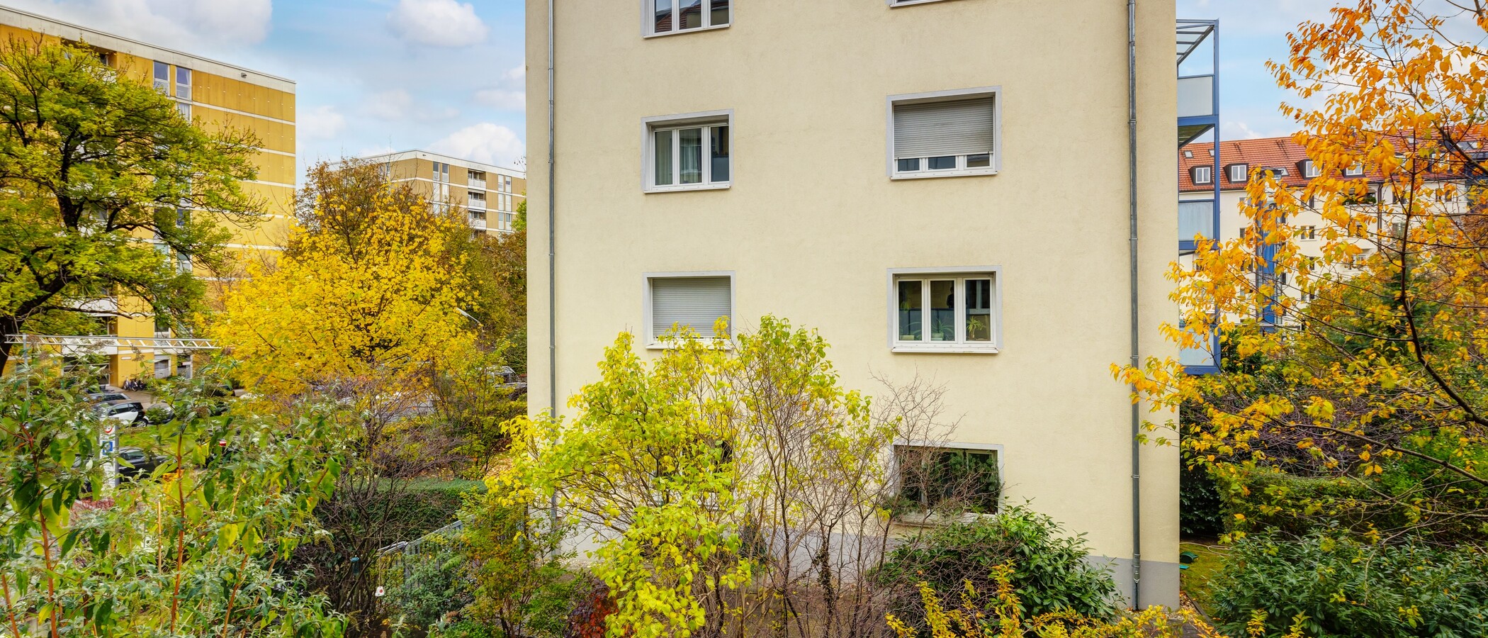 квартира München Schwabing-West (rund um den Bonner Platz) 02 вид из окна 13736