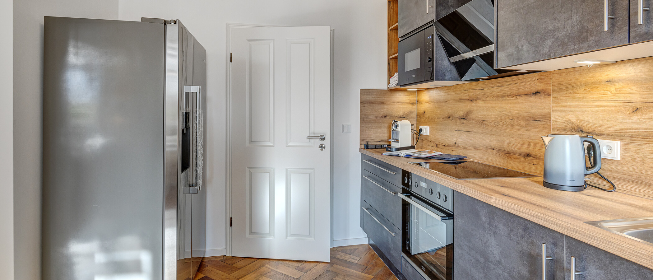 квартира München Obersendling 04 кухня 13740