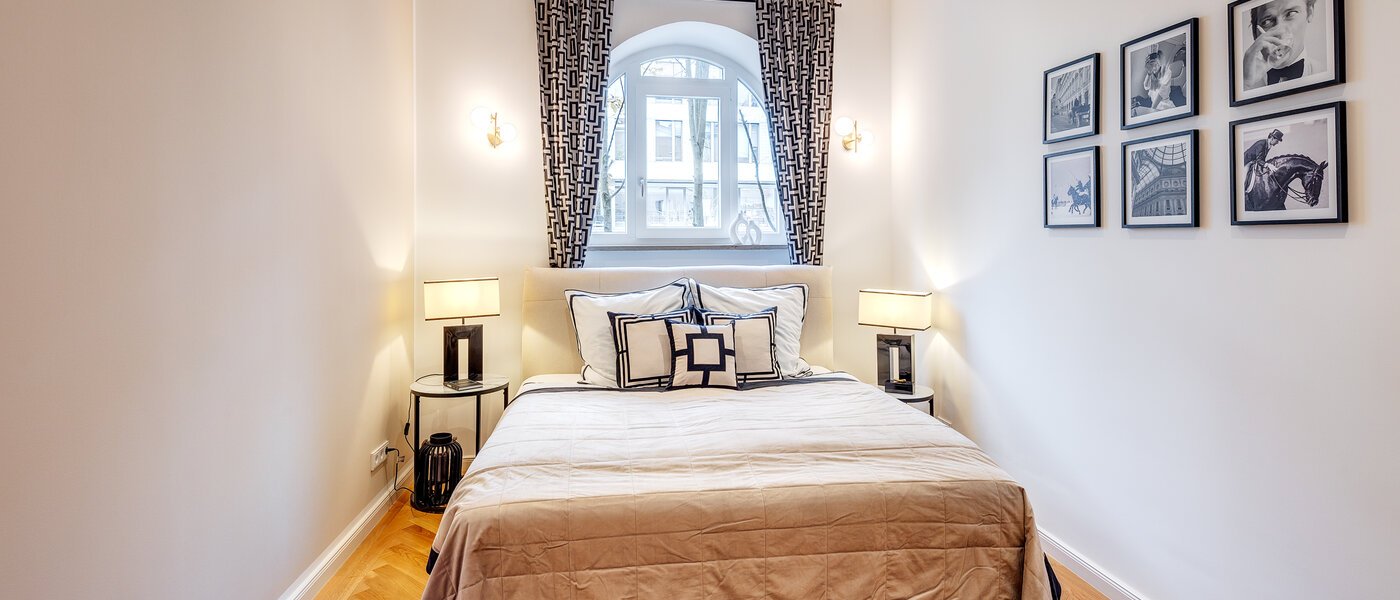 квартира München Schwanthalerhöhe 01 спальная комната 13745