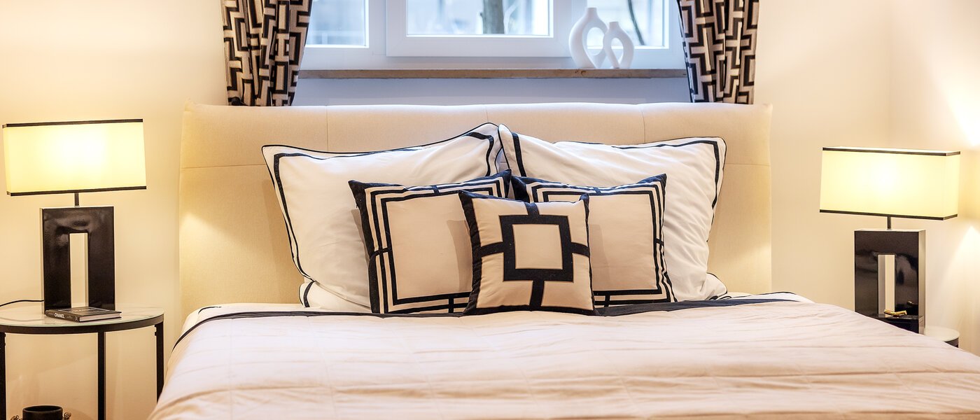 квартира München Schwanthalerhöhe 02 спальная комната 13745