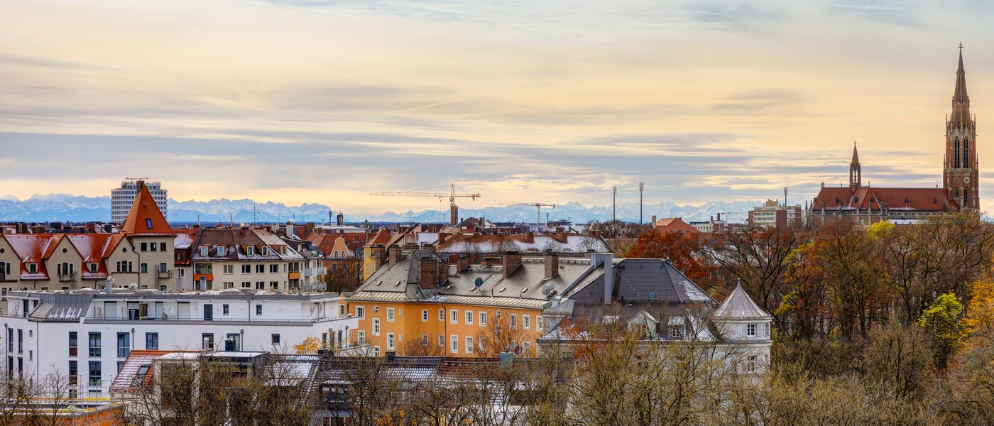 квартира München Au-Haidhausen 03 общая терраса для жильцов дома 13751