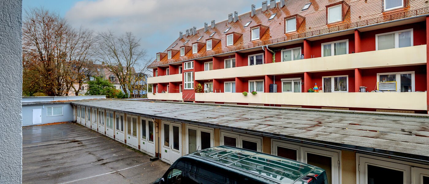 квартира München Giesing 01 вид из окна 13756