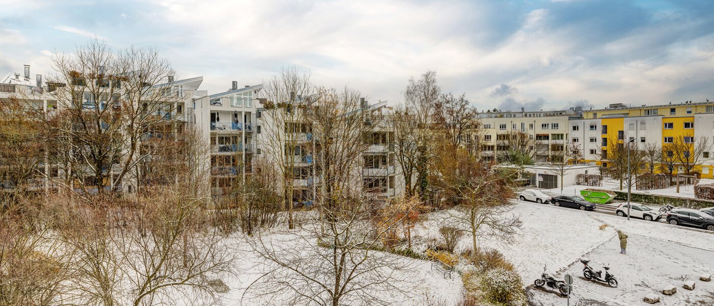 квартира München Untermenzing 02 вид из окна 13759