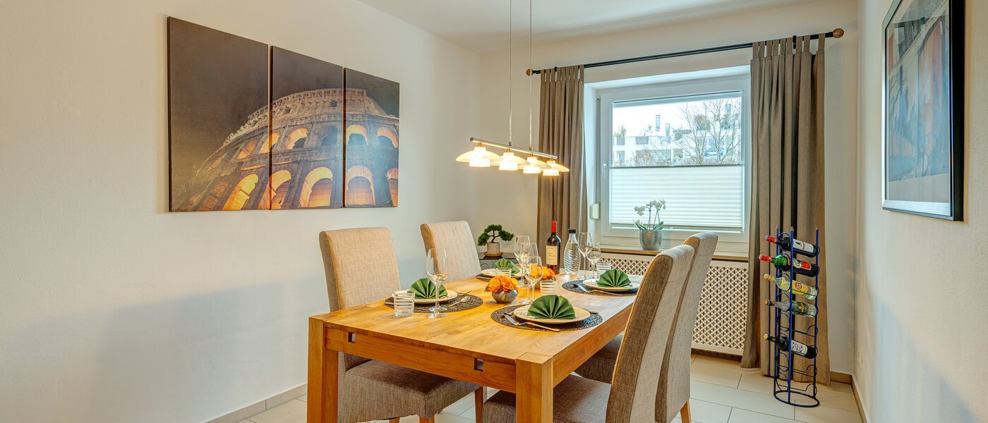 квартира München Untermenzing 01 обеденный зал 13759