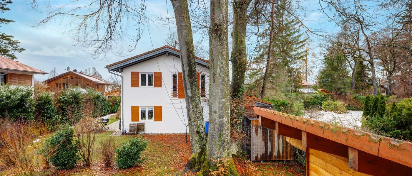 Особняк Oberhaching 03 вид из окна 13766