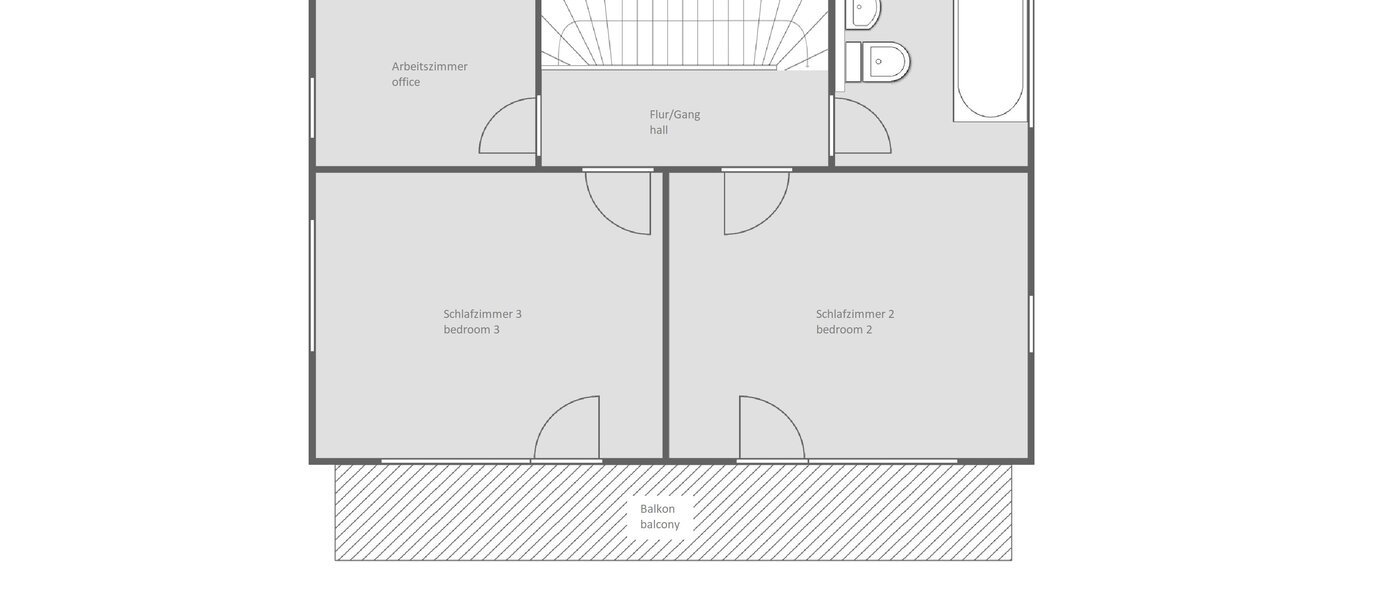 Особняк Oberhaching 02 план этажа 13766