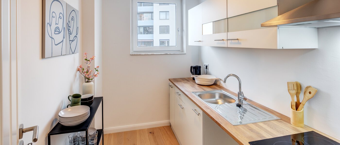 мансардная квартира München Schwabing-West 01 кухня 13771