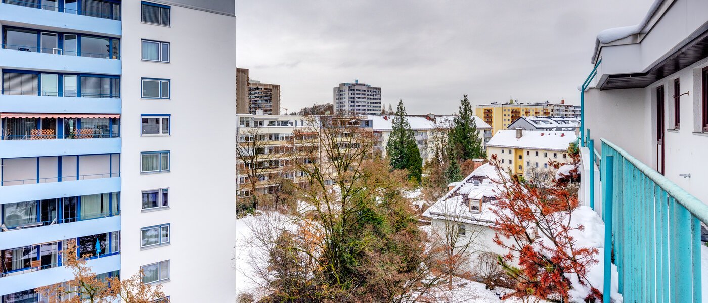 мансардная квартира München Schwabing-West 03 вид из окна 13771