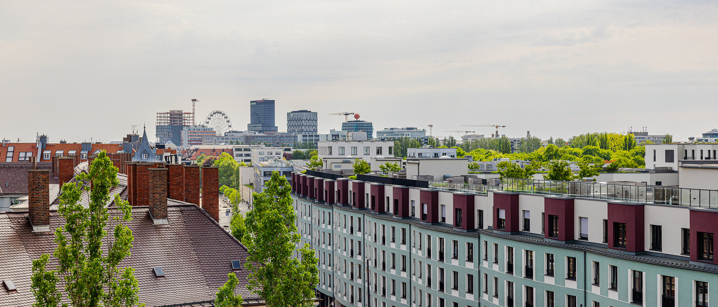 квартира München Haidhausen 05 общая терраса для жильцов дома 13772