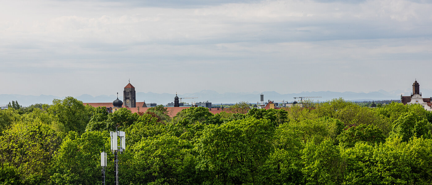 квартира München Haidhausen 07 общая терраса для жильцов дома 13772
