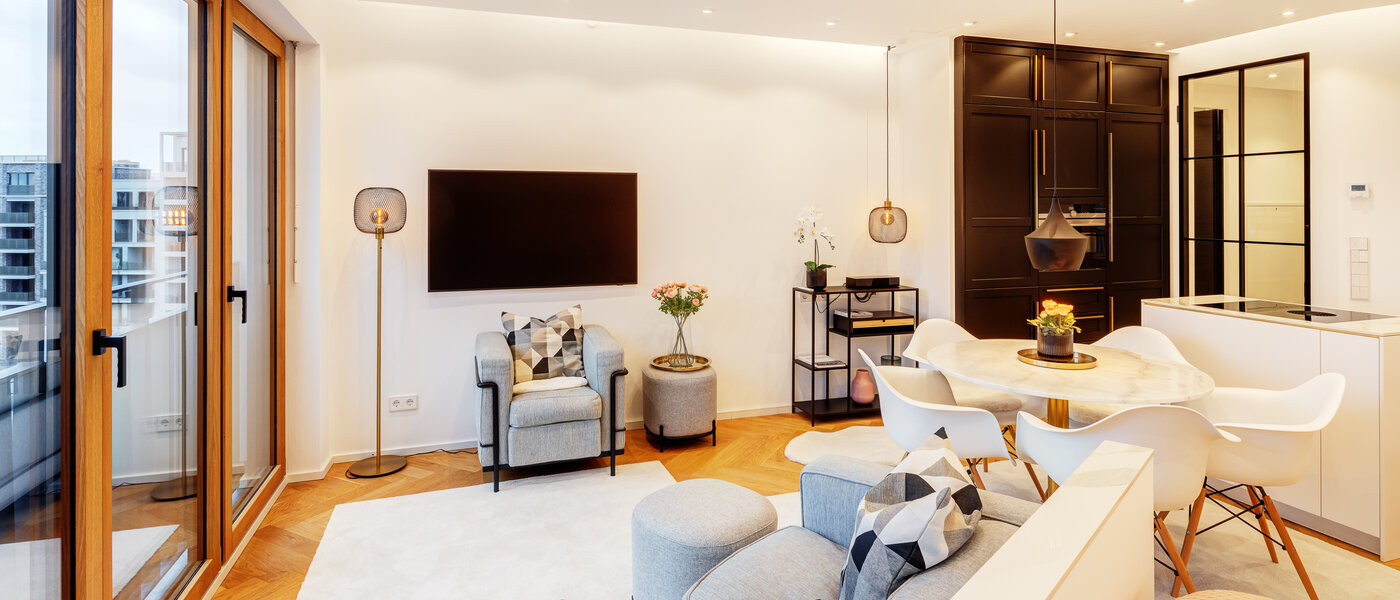 квартира München Haidhausen 03 жилое пространство 13772