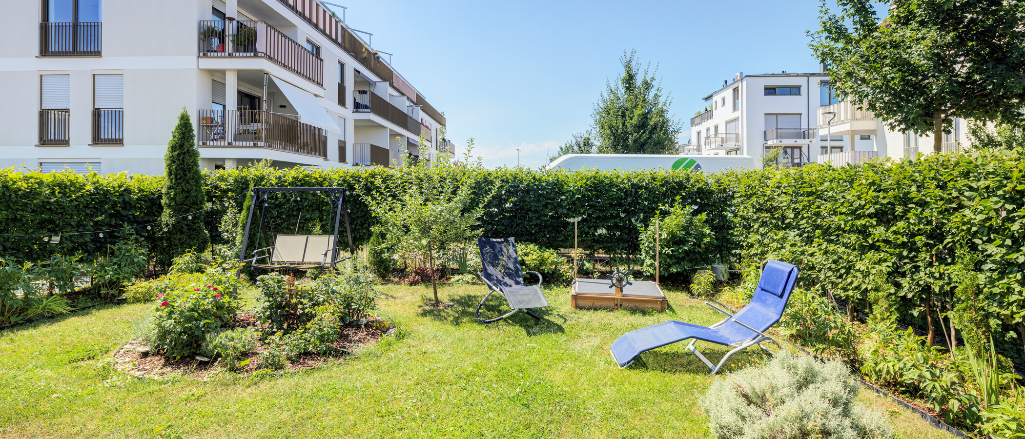 квартира с садом Neuried 01 сад 13774