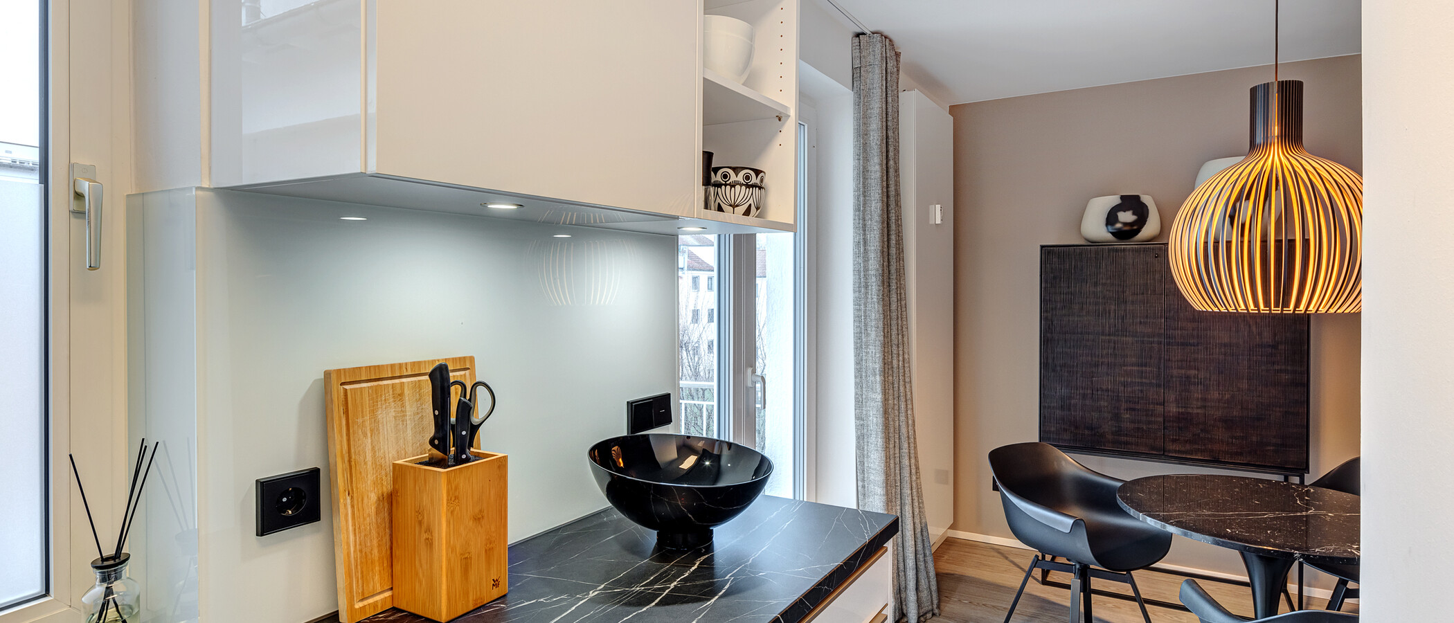 квартира München Schwabing-Nord (zw. Belgrad- & Leopoldstraße) 04 кухня 13778