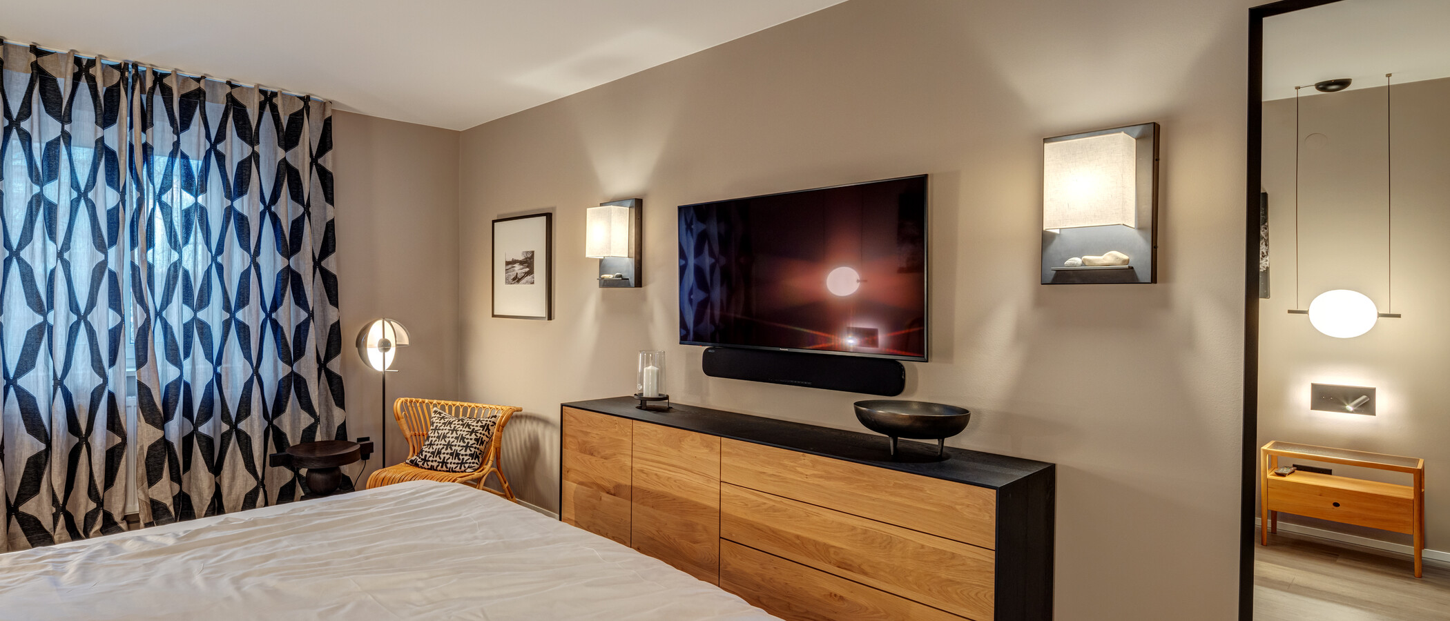 квартира München Schwabing-Nord (zw. Belgrad- & Leopoldstraße) 02 спальная комната 13778