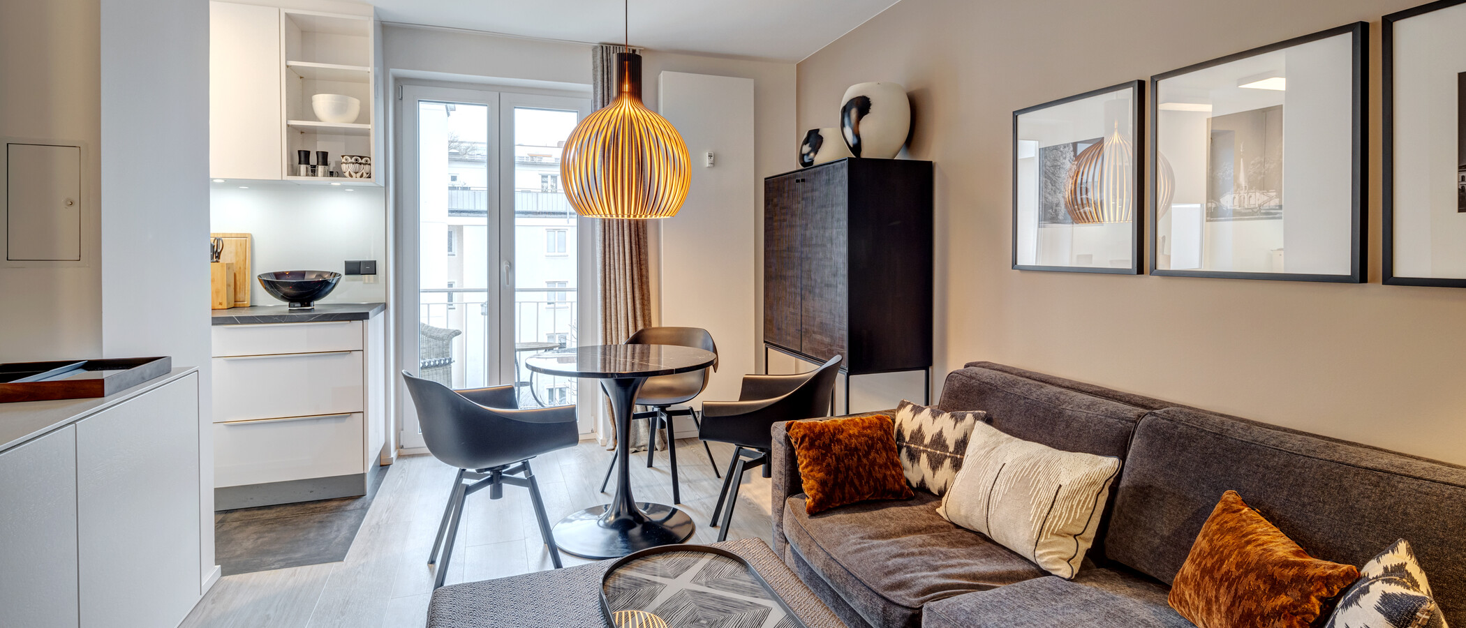 квартира München Schwabing-Nord (zw. Belgrad- & Leopoldstraße) 01 жилое пространство 13778